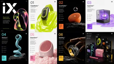 iX Future Tech Brand Design Kit