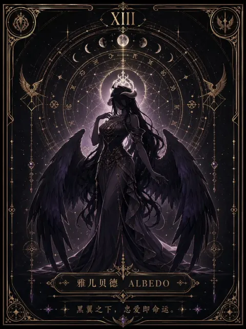 Minimal Destiny Astrolabe Tarot Poster