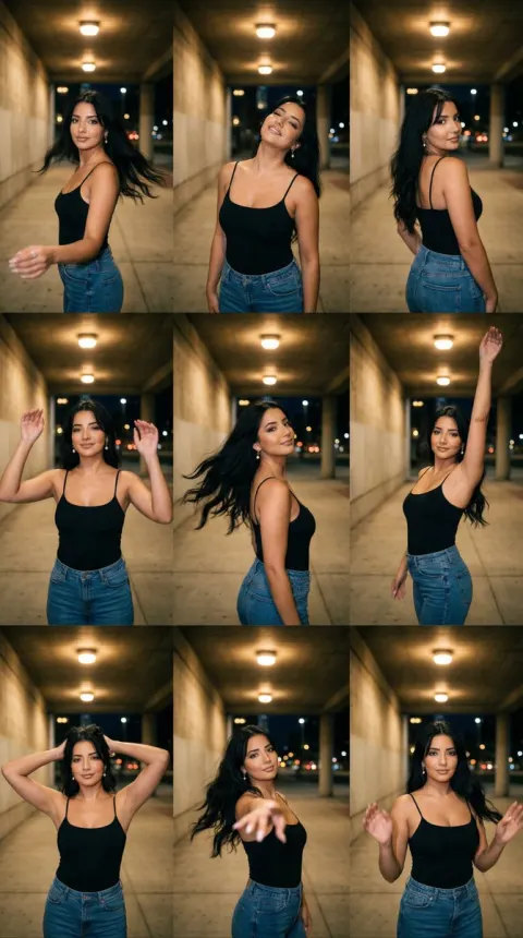 Underground Passage Dance Motion Grid
