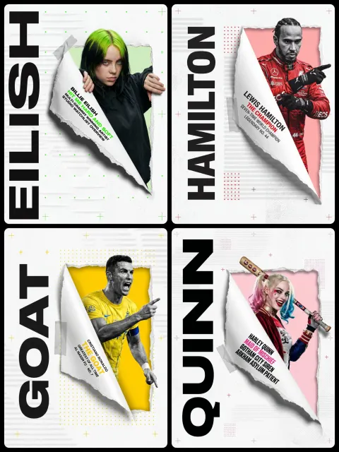 3D Torn Paper Poster Design