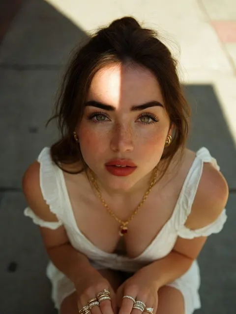 Golden Hour Portrait On Walk Of Fame