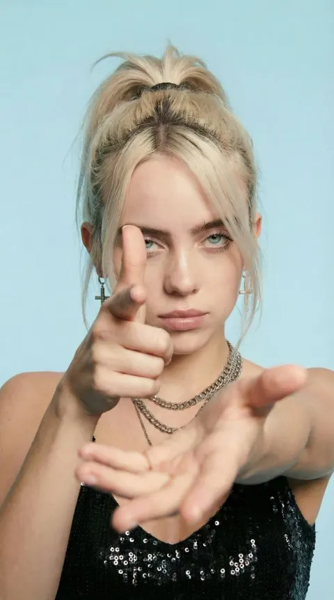 Silver Beauty Pointing at You