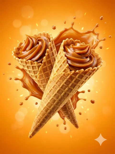 Caramel Chocolate Dessert Commercial