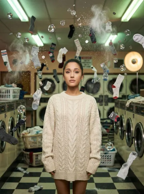 Zero Gravity Vintage Laundromat Surreal Art