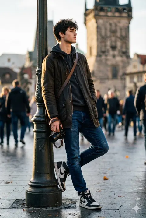 Street Traveler Cinematic Portrait