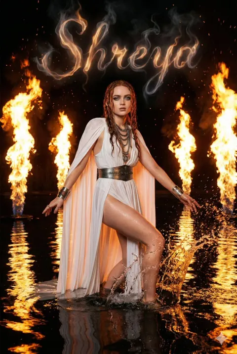 Gothic Fire Water Fashion