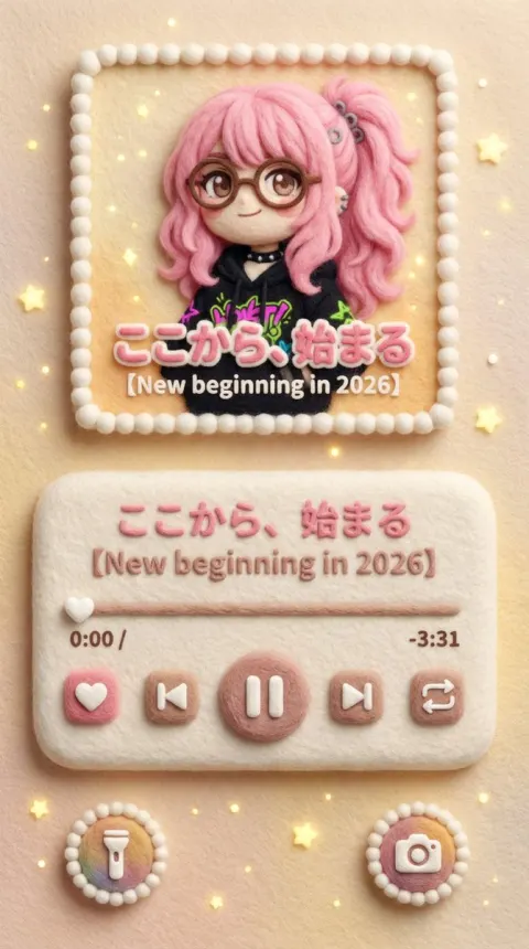 Felt Lock Screen Music Player