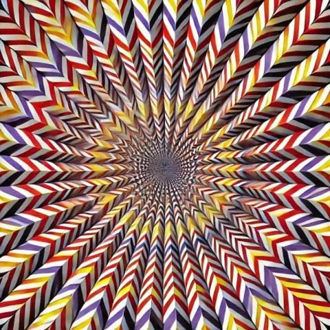 Vibrant Radial Optical Illusion Design