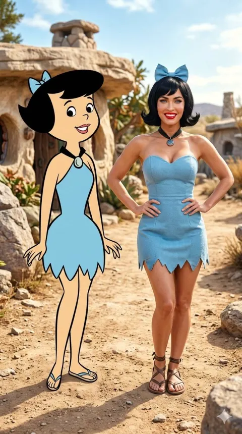 Real Meets Cartoon Crossover