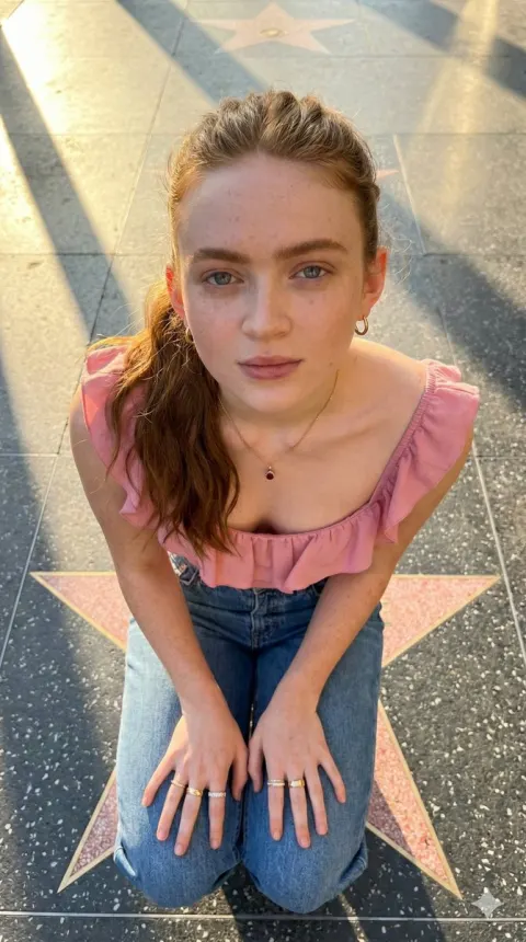 Star Avenue Golden Hour Portrait