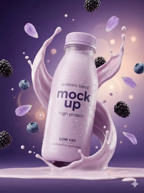 Lavender Smoothie Splash Shot