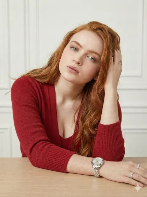 Red Fashion Portrait Photography