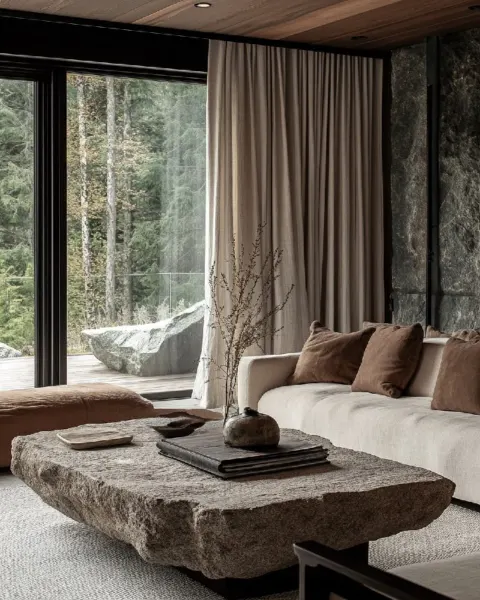 Cozy Earth-Toned Living Room Decor