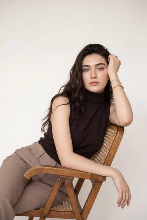 Minimalist Luxury Studio Portrait