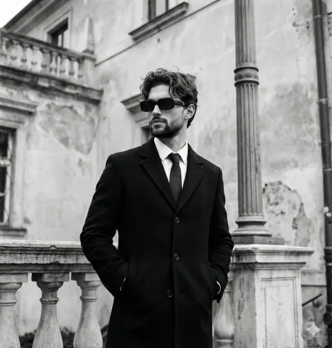 Sharp Gentleman in Monochrome