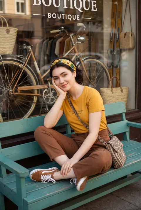 Vintage Street Style Portrait
