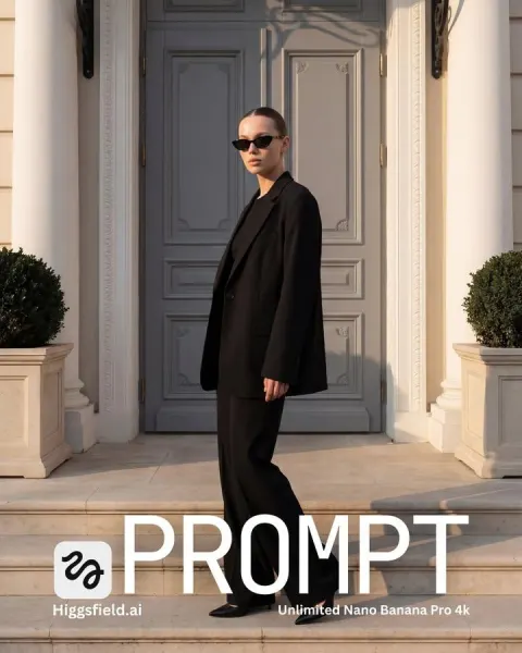 Quiet Luxury Street Fashion Portrait