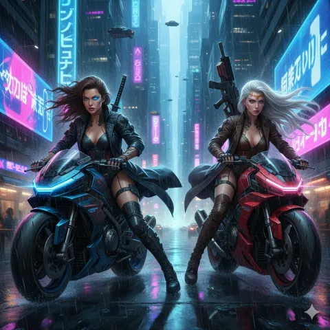 Neon Riders: Cyberpunk Mercenaries