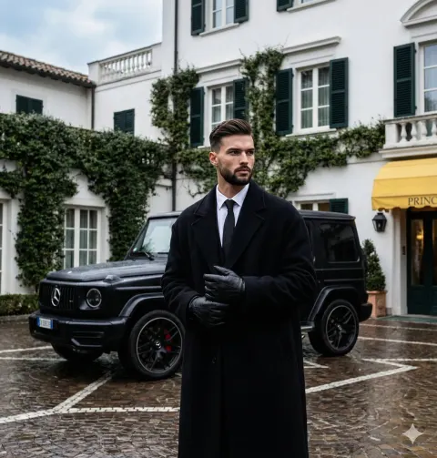 Luxury SUV Editorial Portrait Shot