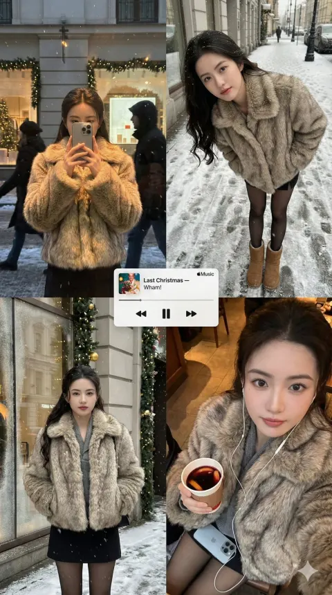 Cozy Winter Collage Vibes