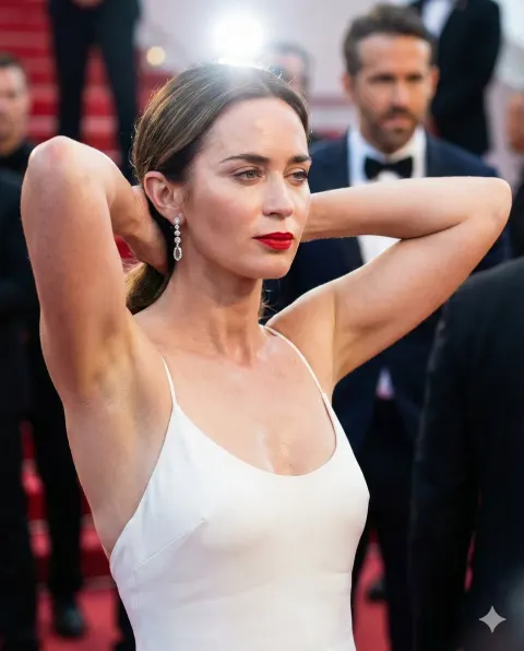 Red Carpet Flash Portrait