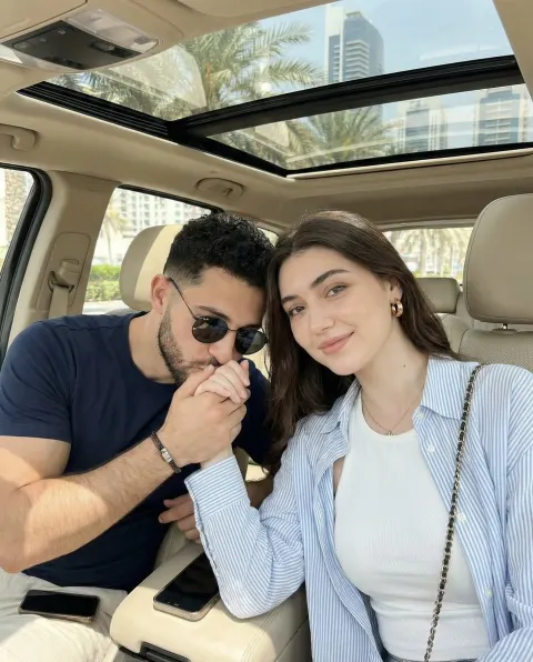Intimate Car Moment Captured