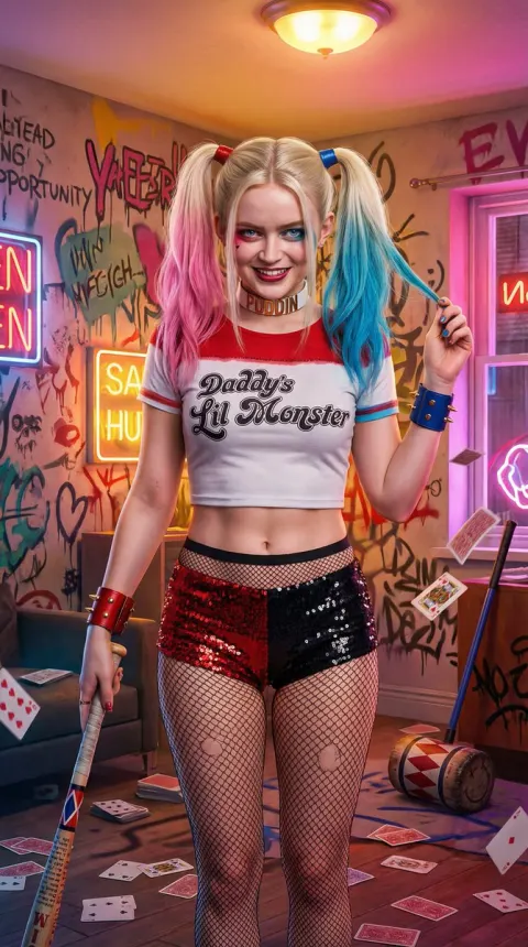 Harley Quinn Voluptuous Cosplay