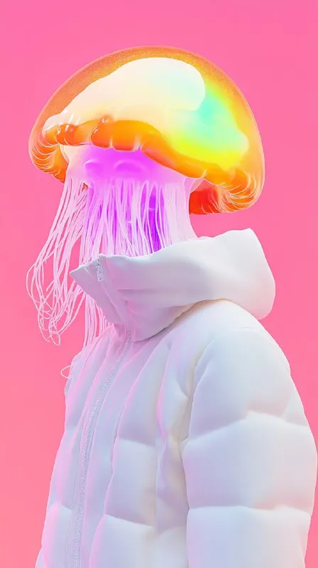 Bioluminescent Fashion Inspired by Jellyfish