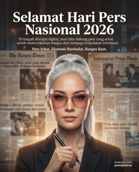 Indonesia 2026 National Press Day Official Poster