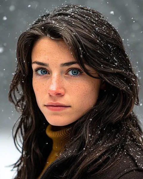 Winter Gaze Portrait