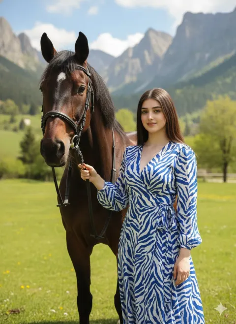 Elegant Bond by the Horse