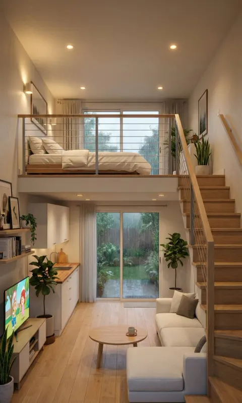 Rainy Garden Loft Apartment