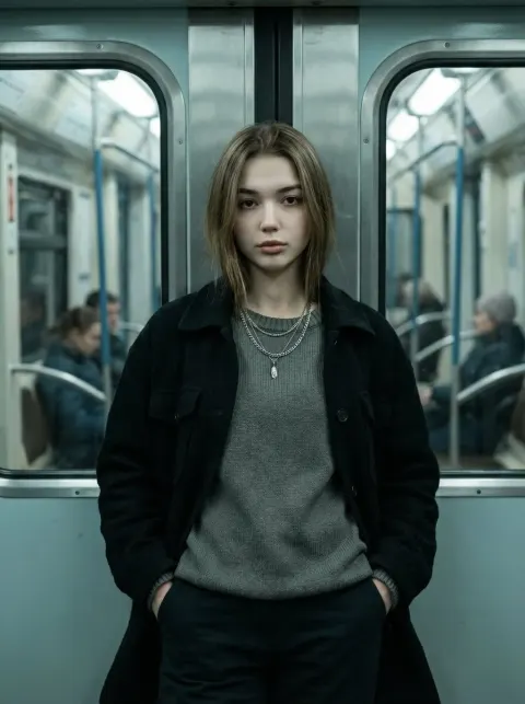 Subway Cinematic Fashion Portrait