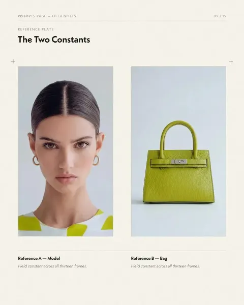 Minimalist Editorial Fashion Portrait