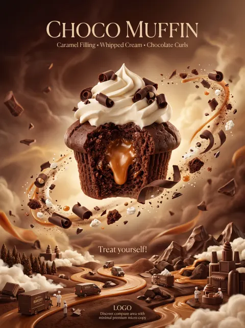 Choco Muffin Caramel Dream