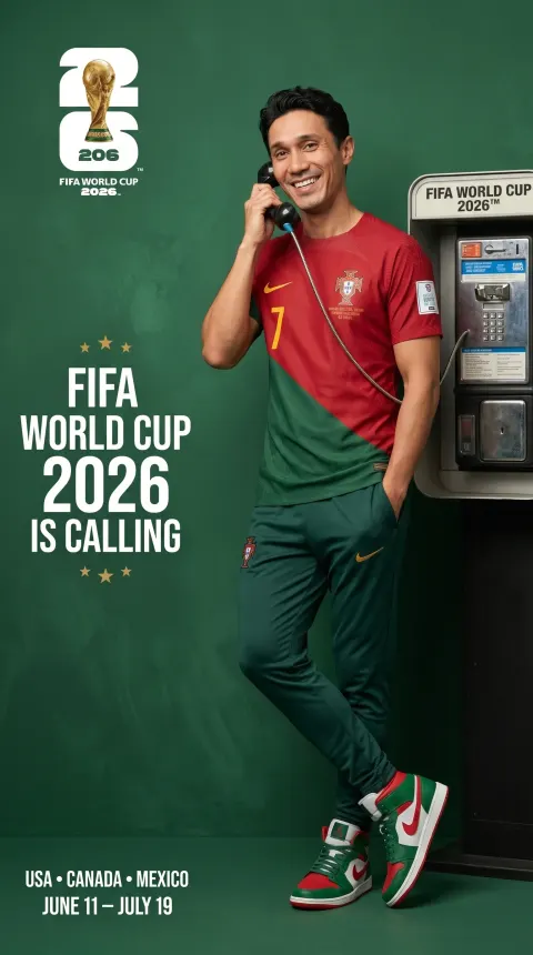 Ronaldo World Cup Campaign Poster