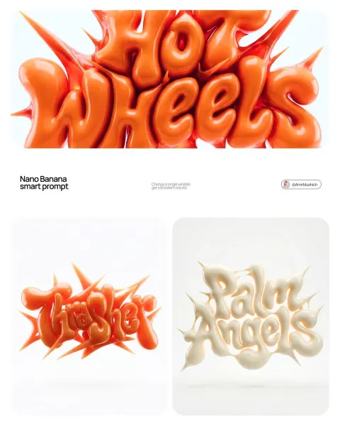 Inflated Graffiti Type Sculpture