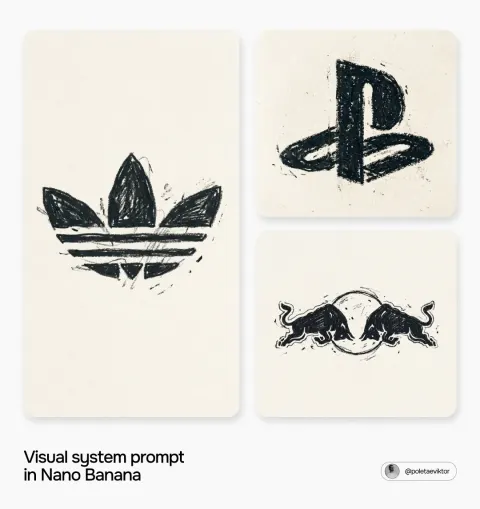 Childlike Oil Pastel Logo Art