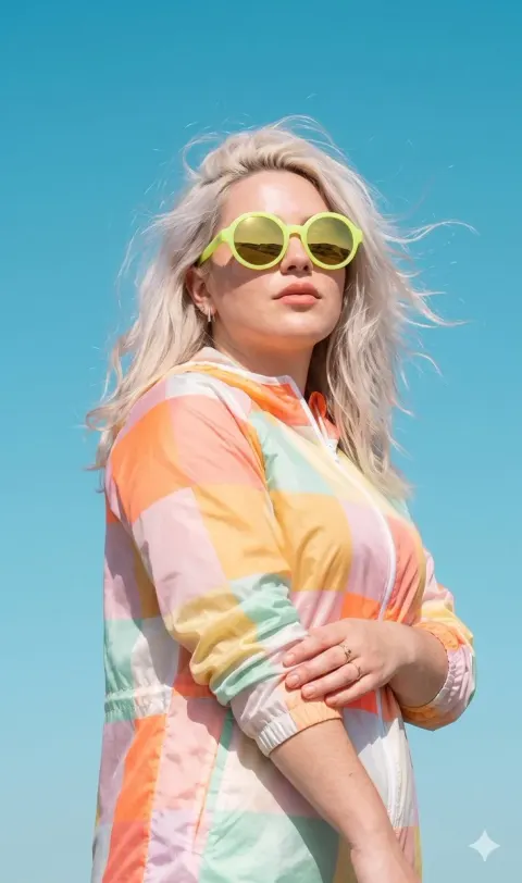 Neon Futuristic Fashion Editorial