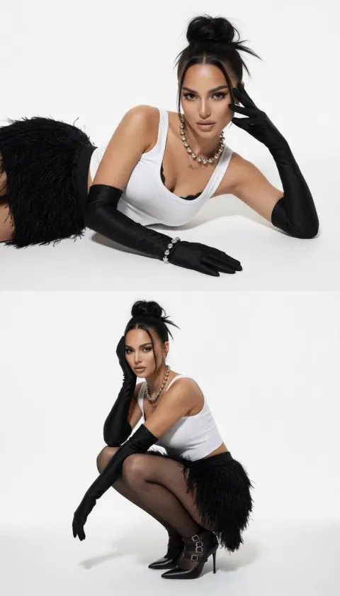 Monochrome Fashion Diptych