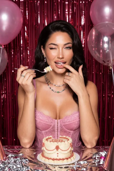 Playful Party Glam Portrait
