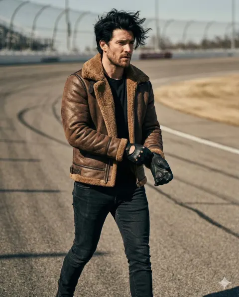 Cinematic NASCAR Track Fashion Walk