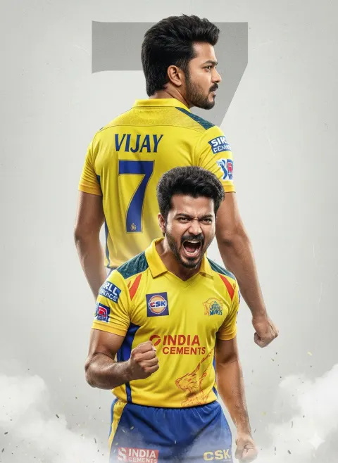 Cinematic Cricket Star Poster