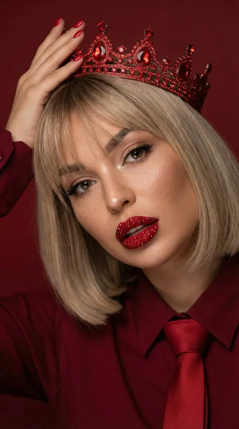 Red Crown Queen Fashion Editorial