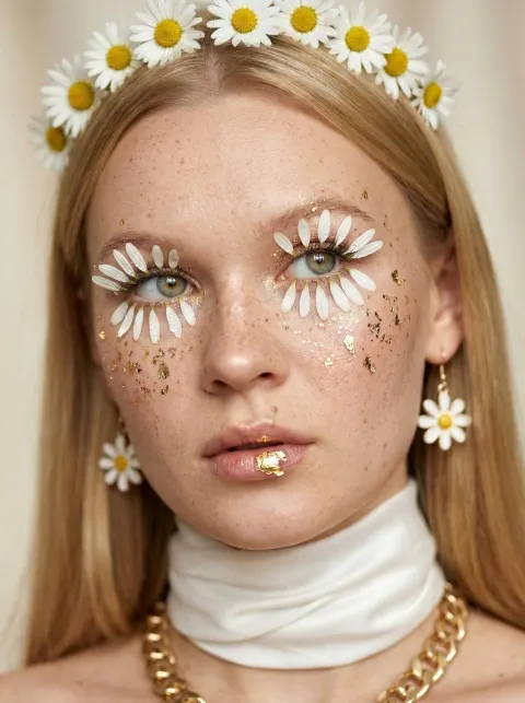 Daisy-Eyed Macro Portrait