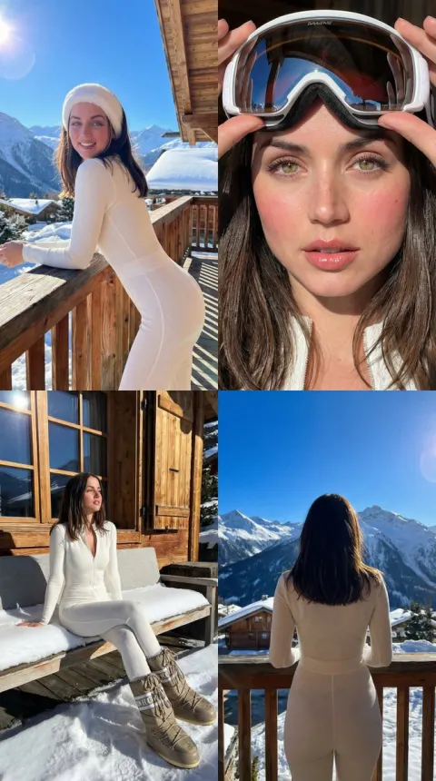 Luxury Ski Influencer Shoot