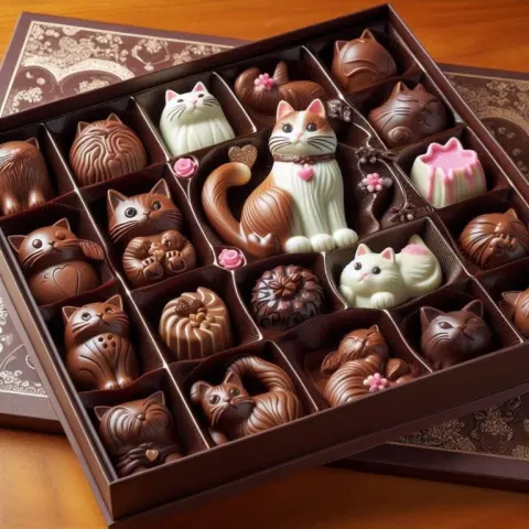 Whimsical Chocolate Box with Adorable Shapes