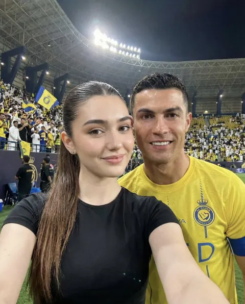 Selfie with Ronaldo at Stadium