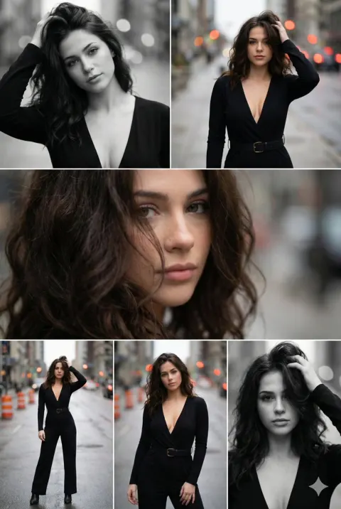 Urban Elegance Fashion Portrait