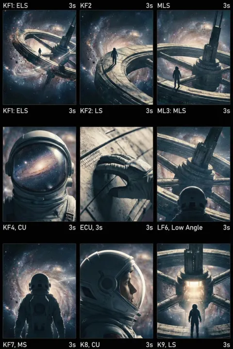 Cinematic Storyboard Keyframe Master